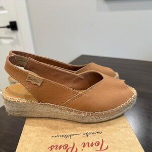Leather Espadrille